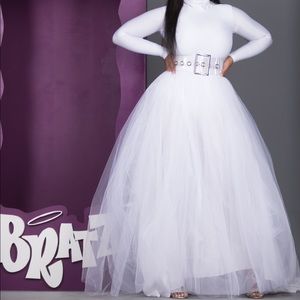 White Tulle Robe